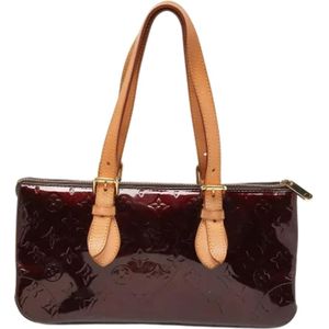 Louis Vuitton Vintage, Tweedehands leren Louis Vuitton tassen Rood, Dames, Maat:ONE Size