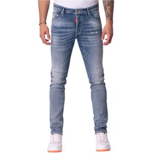 My Brand, Jeans, Heren, Blauw, W31, Katoen, Rode Code Two Cut Jeans