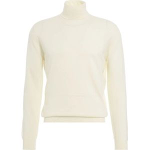 Gender, Truien, Heren, Wit, L, Wol, Merino-Cashmere Turtleneck Sweater