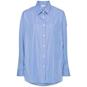 Dries Van Noten, Shirts Blauw, Dames, Maat:M