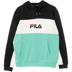 Fila, Sweatshirts & Hoodies, Heren, Zwart, XL, capuchon
