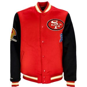Mitchell & Ness, NFL Team Legacy Varsity Jacket Rood, Heren, Maat:M