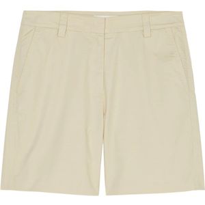 Marc O'Polo, Korte broeken, Dames, Beige, XL, Katoen, Stretch Chino Shorts Regular Fit
