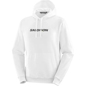 Salomon, Sport, Heren, Wit, L, Witte Logo Hoodie