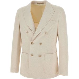 Eleventy, Blazers Beige, Heren, Maat:XL