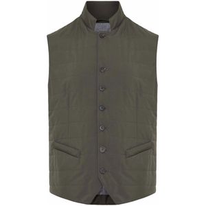 Corneliani, Pakken, Heren, Groen, 3Xl, Polyester, Stijlvol Lichtgewicht Vest met Zakken