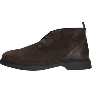 Scotch & Soda, Schoenen, Heren, Bruin, 42 EU, Suède, Heren Suède Veterboots Gallivant