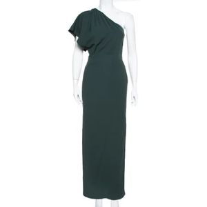 Fendi Vintage, Pre-owned, Dames, Groen, S, Pre-owned Fabric dresses