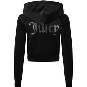 Juicy Couture, Sweatshirts & Hoodies, Dames, Zwart, XS, Zwarte Madison Hoodies voor Vrouwen