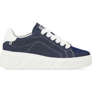 Rieker, Schoenen, Dames, Blauw, 39 EU, Blauwe Sneakers voor Vrouwen