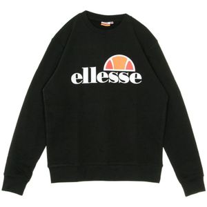 Ellesse, Sweatshirts & Hoodies, Heren, Zwart, M, Lichtgewicht Crew Neck Sweatshirt