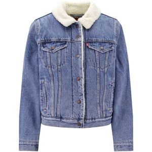 Levi's, Denim Jack Blauw, Dames, Maat:L