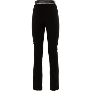 Patrizia Pepe, Broeken, Dames, Zwart, S, Slim Fit Damesbroek