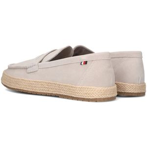 Tommy Hilfiger, Schoenen, Heren, Grijs, 44 EU, Suède, Klassieke Loafers voor Heren