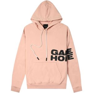 Gaëlle Paris, Sweatshirts & Hoodies, Heren, Roze, L, Roze Hoodie Gaabm 00109