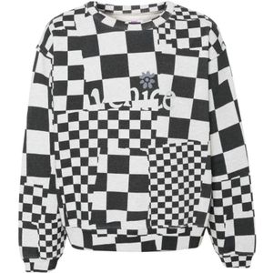 Erl, Sweater met ruitjesprint Veelkleurig, Heren, Maat:XL