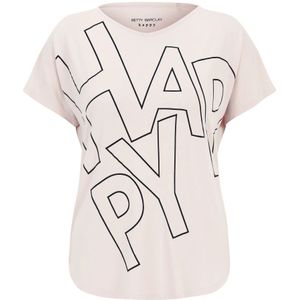 Betty Barclay, Tops, Dames, Roze, S, Bamboe, Oversized V-hals Shirt