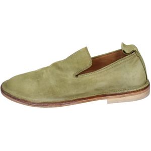 Moma, Schoenen, Dames, Groen, 37 EU, Suède, Suede Slip On Loafers Vrouwen