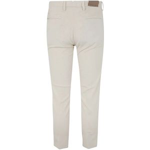 Michael Coal, Broeken, Heren, Beige, W31, Katoen, Capri Broek Creme