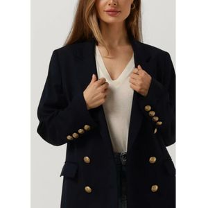 Drykorn, Jassen, Dames, Blauw, S, Polyester, Damesblazer Amersham 2 Donkerblauw