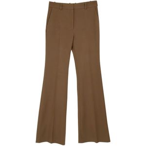 Joseph, Gabardine Stretch Tafira Broek Bruin, Dames, Maat:M