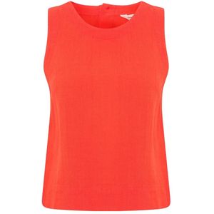 Part Two, Rode Linnen Blouse Gerlindepw 30308593 Rood, Dames, Maat:XS