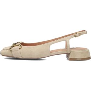 Bibi Lou, Schoenen, Dames, Beige, 35 EU, Suède, Beige Suède Slingbacks Elegant Klassiek Model