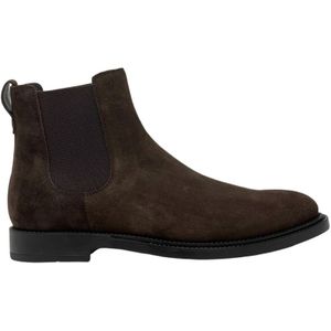 Tod's, Schoenen, Heren, Bruin, 40 EU, Elegante Chelsea Boots voor Heren