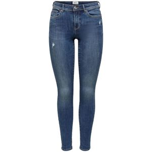 Only, Jeans, Dames, Blauw, S L30, Katoen, Skinny Jeans Herfst/Winter Collectie