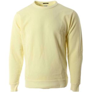 C.p. Company, Trainingsshirt, Gele Katoenen Sweatshirt voor Heren Geel, Heren, Maat:S