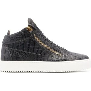 Giuseppe Zanotti, Schoenen, Heren, Grijs, 46 EU, Leer, Sneakers