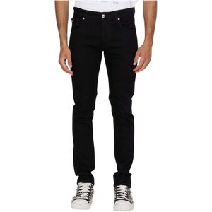 John Richmond, Slim-fit Jeans Zwart, Heren, Maat:W35