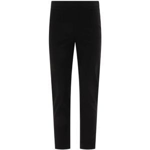 Brunello Cucinelli, Capri Broek met Monili Zwart, Dames, Maat:XS