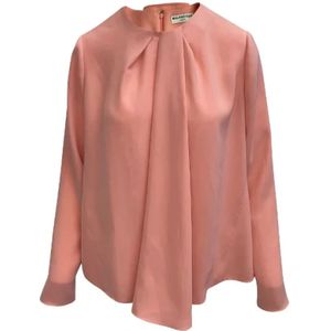 Balenciaga Vintage, Pre-owned, Dames, Oranje, M, Polyester, Pre-owned Polyester tops