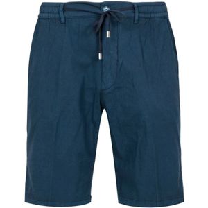 Cruna, Korte broeken, Heren, Blauw, XL, Katoen, Casual Shorts