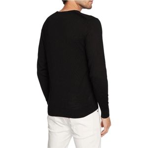 Calvin Klein, Truien, Heren, Blauw, L, Wol, Merino Wol Crew Neck Jumper