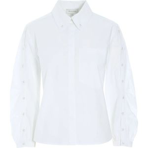 Dea Kudibal, Blouses & Shirts, Dames, Wit, S, Katoen, Stijlvol wit katoenen overhemd