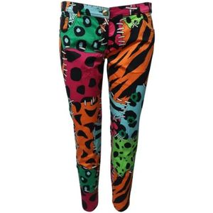 Moschino Pre-Owned, Pre-owned, Dames, Oranje, M, Katoen, Pre-owned Fabric bottoms