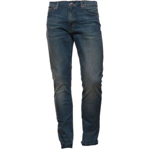 Levi's, Jeans, Heren, Blauw, W33, Katoen, Slim-fit Cucumber Adv Jeans