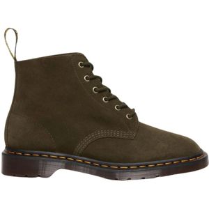 Dr. Martens, 101 UB Repello Calf Suede Olive Laars Groen, Heren, Maat:43 EU