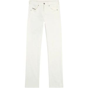 Diesel, Jeans, Dames, Wit, W27 L32, Katoen, Straight Jeans - 1989 D-Mine
