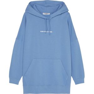 Marc O'Polo, Sweatshirts & Hoodies, Dames, Blauw, 2Xs/Xs, Katoen, Oversized hoodie