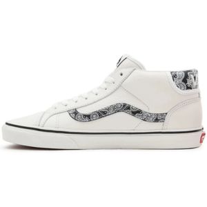 Vans, Klassieke Paisley Mid Skool 37 Schoenen Wit, Heren, Maat:41 EU