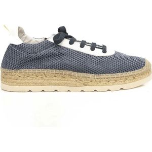 Cerruti 1881, Schoenen, Heren, Blauw, 43 EU, Blauwe Hoge Zool Sneaker