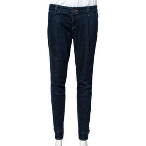 Gucci Vintage, Pre-owned Denim jeans Blauw, Dames, Maat:S