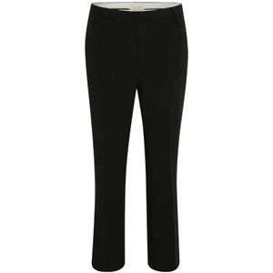 Part Two, Slim-Fit Zwarte Broek 30307203 Zwart, Dames, Maat:L