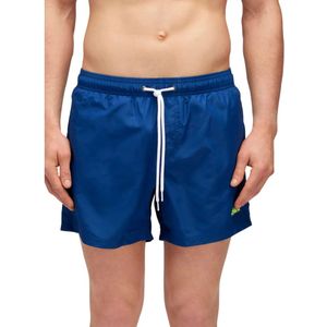 Sundek, Boxer Shorts met Logo Print Blauw, Heren, Maat:M