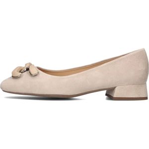 Peter Kaiser, Schoenen, Dames, Beige, 40 EU, Suède, Beige Suède Loafers met Blokhak