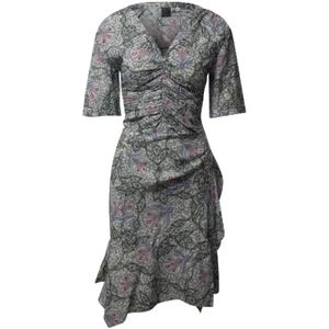 Isabel Marant Pre-owned, Pre-owned, Dames, Grijs, S, Pre-owned Viscose dresses