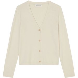 Marc O'Polo, Truien, Dames, Beige, XL, Wol, Cardigan slim